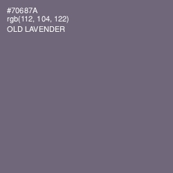 #70687A - Old Lavender Color Image